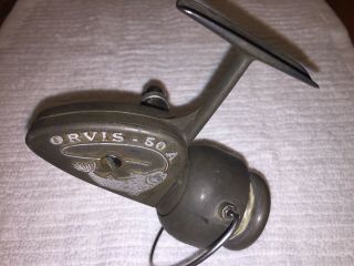 Orvis 50a Ultra Lite Spinning Reel Great Vintage Made In Italy