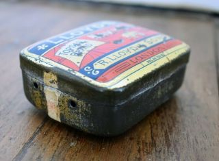 Scarce Small Vintage 1oz Tobacco Tin Lloyds London Topsail Brand c1915 5