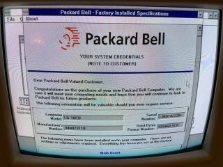 Packard Bell Legend Multimedia 486 Vintage DOS Gaming PC 12