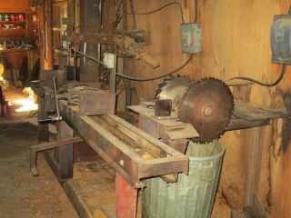 Antique Hit and Miss Motors/ saw mill equipment for split rail fence build 3