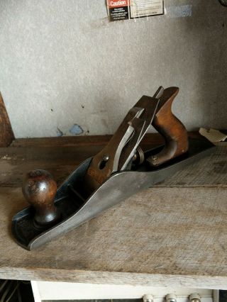 Vintage Stanley No 5 Woodworking Plane In Gc