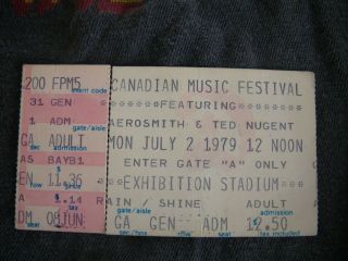 Vintage Concert T Shirt & Ticket,  Canadian World Music Festival 5