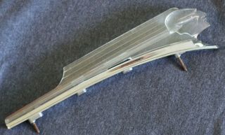 VERY RARE VINTAGE 1941 PONTIAC INDIAN HOOD ORNAMENT LUCITE with BASE TERNSTEDT 5