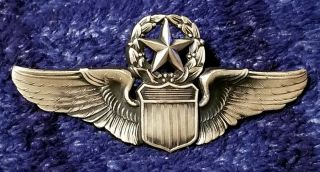 Vintage United States Military Star Wings Pin Medal Army Air Corps Ww Ii?