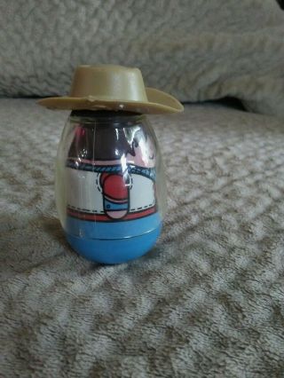 Weebles West Ranch Western Boy Figure with Cowboy Hat Hasbro 1974 598 4