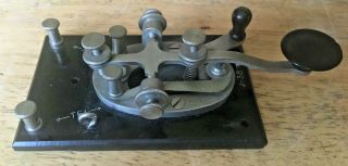 Vintage J - 38 MORSE CODE TELEGRAPH Ham Radio KEY MILITARY KEYER BAKELITE 2