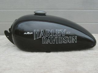 Vintage Harley - Davidson Amf Glide Fuel Gas Tank,  Straight Oem