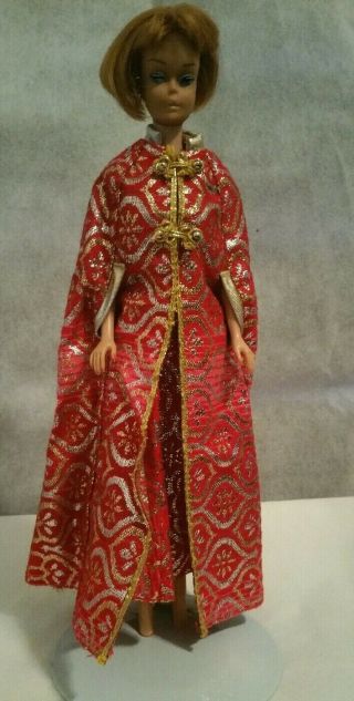 Vintage American Girl Barbie Midge Doll With Very Rare Elegant Dress Outfit