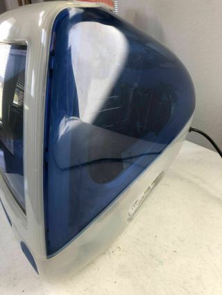Vintage Apple iMac PowerPC M5521 Blue All in One Computer only no cables 5