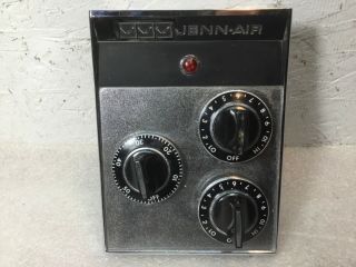 Jenn Air,  Oem Stove,  Range Vintage Control Panel 2 Burner Switch,  Knobs
