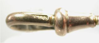 Antique 9ct Rose Gold Dog Clip LARGE Albert Chain Pocketwatch Fastener Edwardian 4