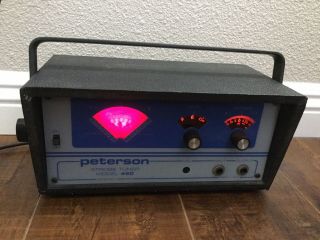 Peterson 450 Audio Visual Tuner Strobe Tuner Vintage