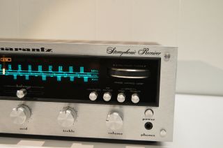 vintage large silver face MARANTZ 2235 AM FM STEREO RECEIVER best 3