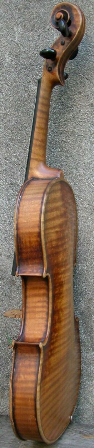 Antique Strad Cremonenfis 4/4 Violin 23x8 " Tiger Maple 29 " Czech Slovak Bow Case