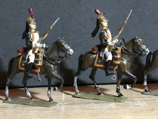 Lucotte: Rare French Dragoons Of The Imperial Guard.  Pre War c1930s 3