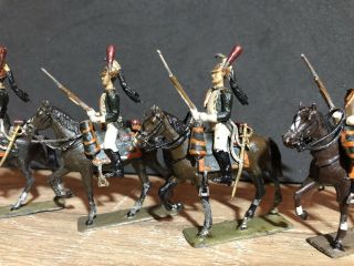 Lucotte: Rare French Dragoons Of The Imperial Guard.  Pre War c1930s 7