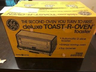 New/sealed In Factory Box Vintage Ge Deluxe Toast - R - Oven Model T93b - 3103 - 012