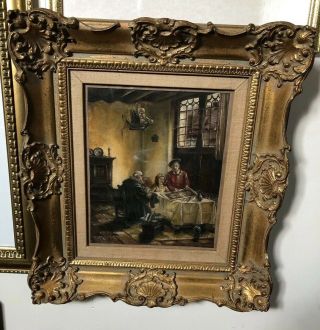 $20k Antique Painting Signed German Artist Fritz Wagner (early 1900’s)