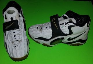 Vintage 90s Brett Favre Nike Zoom Air Shoes Sz 9 Shape - Rare & Hardly Worn