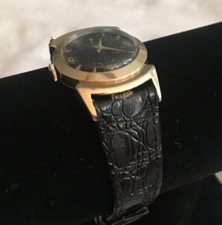 Lord Elgin Black Knight 14K Gold Filled Watch 5