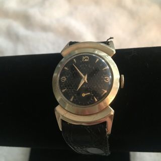 Lord Elgin Black Knight 14K Gold Filled Watch 6