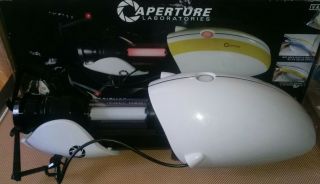 Neca Aperture Handheld Portal Gun With Customizable Kit - Collectible & Very Rare