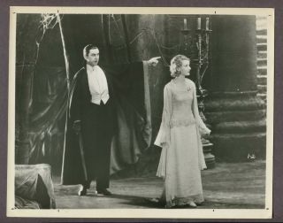 Bela Lugosi Helen Chandler 1940 Dracula Vintage Photo Horror Film J3554