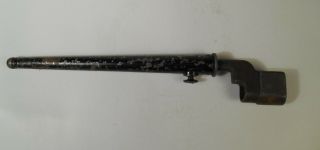 Vintage Wwii No.  4 Mkii Spike Bayonet With Scabbard Ww2 Enfield Rifle