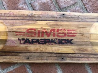 Vintage Sims TaperKick long board skateboard deck 70s zephyr taper kick alva 2