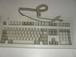 Vintage Ibm Model M J2 (1391401) Sept 27 1988 Clicky Keyboard W/cable