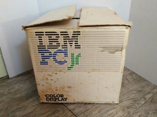 Vintage - IBM PCjr PC JR 4863 Computer Color display Monitor 2