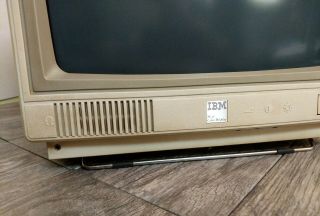 Vintage - IBM PCjr PC JR 4863 Computer Color display Monitor 6