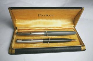 Vintage 1946 Parker 51 Vacumatic Fountain Pen & Mechanical Pencil Box