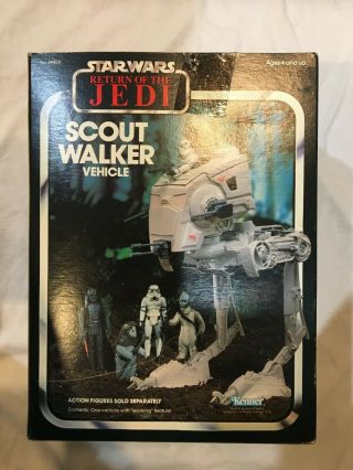 Vintage Kenner 1983 Star Wars Return Of The Jedi Scout Walker Vehicle