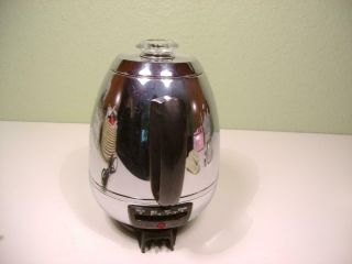 VTG General Electric 9 Cup Coffee Automatic Percolator 68P40 Art Deco Pot Belly 6