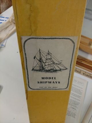 Vintage Model Shipways Forester 1900 Wooden Model Ship Kit
