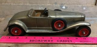 Vintage 1930’s Die Cast Aluminum Toy Race Car Faith Mfg.  Co.  Chicago Il