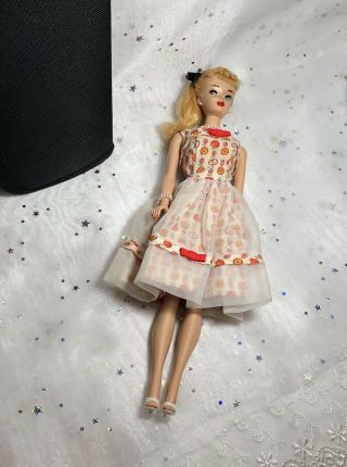 Vintage BLONDE Ponytail Barbie 3 BROWN EYE SHADOW 4