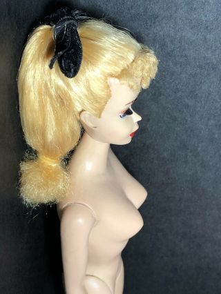Vintage BLONDE Ponytail Barbie 3 BROWN EYE SHADOW 5