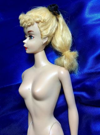Vintage BLONDE Ponytail Barbie 3 BROWN EYE SHADOW 8