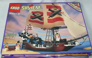 Vintage Lego Pirate Ship 6271 Imperial Guards 1992 Incomplete