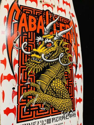 Powell Peralta OG Vintage Steve Caballero Dragons Bats Skateboard Deck 3