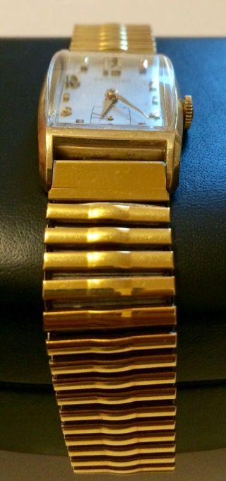 Vintage Hamilton Grade 752 1951 - 1954 Men ' s Wristwatch 10K Gold Filled - Running 5