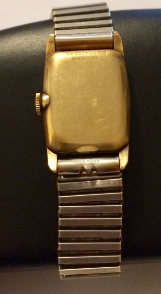 Vintage Hamilton Grade 752 1951 - 1954 Men ' s Wristwatch 10K Gold Filled - Running 7