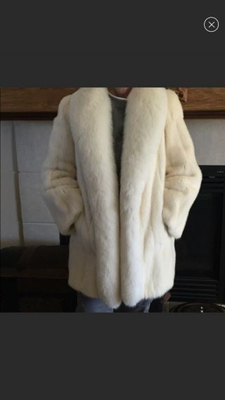 Vintage Mink Fox Fur Coat