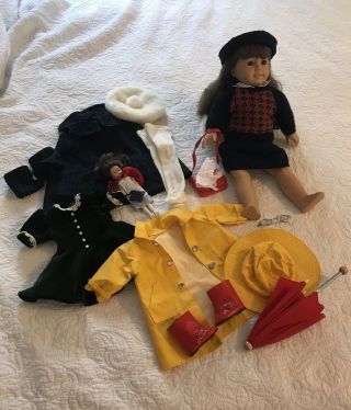 Pleasant Company,  Vintage American Girl Doll,  Molly And Accessories,  1990s