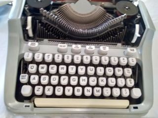 Vtg1968 Hermes 3000 Portable Typewriter w/Case,  Brushes,  Instructions SN:3495941 6
