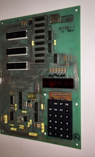 Rev G - RARE MOS Commodore KIM - 1 Computer Board 5
