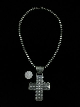 Navajo Cross Necklace - Sterling Silver