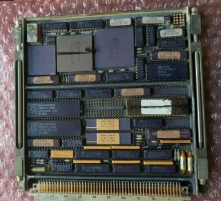 Vintage Cpu Intel Mg80387sx - 16 Mg80386sx - 16 Mg82370 - 16 On The Board